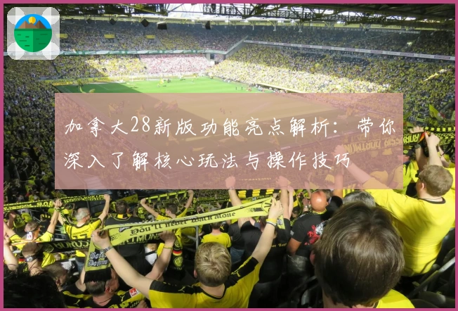 加拿大28新版功能亮点解析：带你深入了解核心玩法与操作技巧